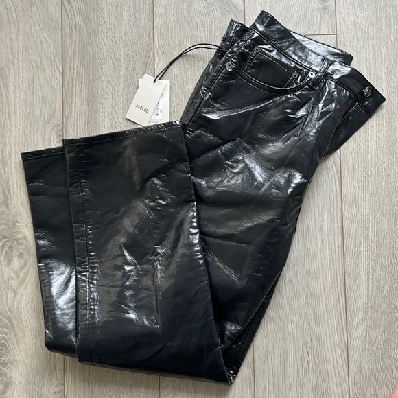 AGOLDE RECYCLED LEATHER 90'S PINCH WAIST - Picture 1 of 9